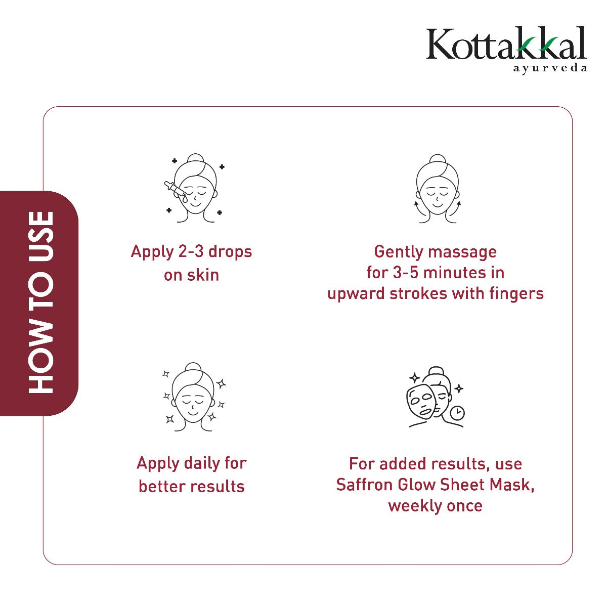 Saffronsilk Skin Care Serum - 10 ml | Kottakkal Ayurveda's